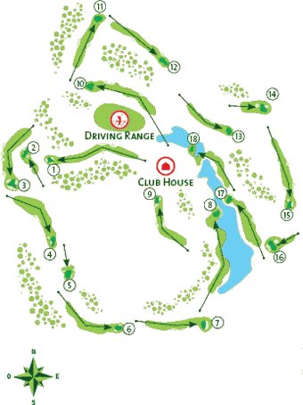 San Lorenzo Golf Course layout